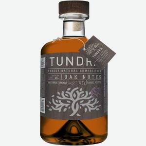 Настойка горькая Tundra Дубовая выдержка 40% 0,5л