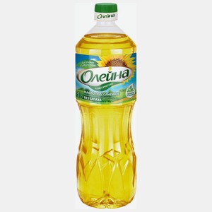 Масло подсолничное Олейна 1л