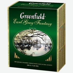 Чай Greenfild Earl Grey Fantasy 100пак