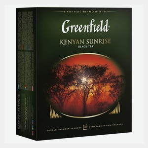 Чай Greenfild Kenyan Sunrise 100 пак