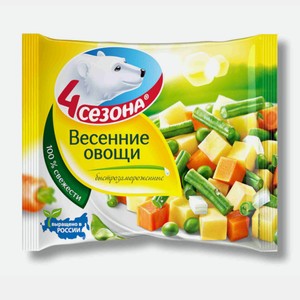 Весенние овощи 400г (4 сезона)