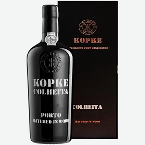 Вино Копке, Колейта 1985 Порто, в подарочной коробке, 1985, 750 мл, Портвейн, Сладкое
