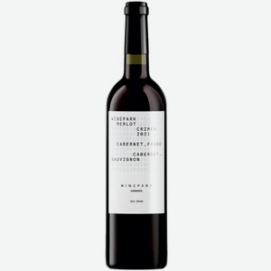 Вино тихое красное сухое ЗГУ Крым Winepark СИМБИОЗ 2021 0.75 л