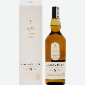 Виски Lagavulin 8 Years Old gift box 0.7л