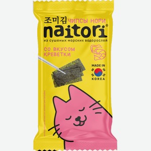 Азиатская кухня Чипсы Naitori Нори со вкусом креветки 3 г
