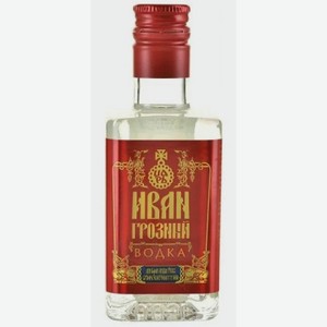 Водка Царь Иван Грозный 40% 0,05л