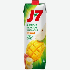 Сок  Джей-7  Мультифруктовый нектар, Тетра Пак, 970 мл