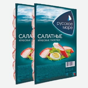 Крабовые палочки охлажденые Салатные Русское Море 100 г