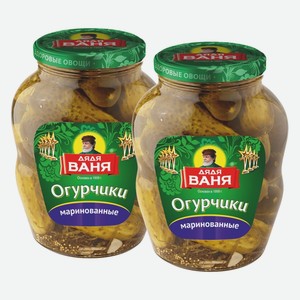 Огурцы маринованные слабокислые Дядя Ваня 1800 г