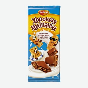 Плитка Хорошая компания мол.с ваф.крошкой 80г