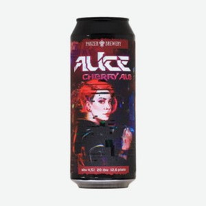 ПАНЗЕР вишневый эль Alice 4,5% 0,5л ж/б