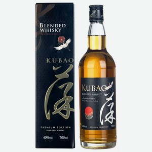 Виски купажированный КУБАО 40% П/УП. 0,7Л