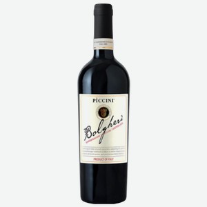 Вино Piccini Bolgheri, красное сухое, 0,75 л, Италия