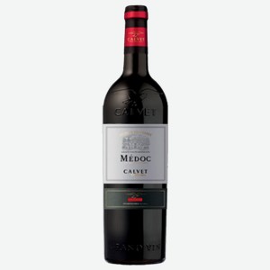 Вино Calvet Reserve Медок, красное сухое, 0,75 л, Франция