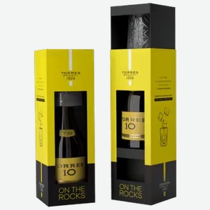 Бренди Torres 10 Gran Reserva 0,7 л в подарочной упаковке + стакан сверху