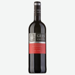 Вино Gran Castillo Cabernet Sauvignon красное сухое 0,75 л
