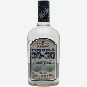 Текила  30-30  Ресерва Эспесьяль Бланко, 700 мл