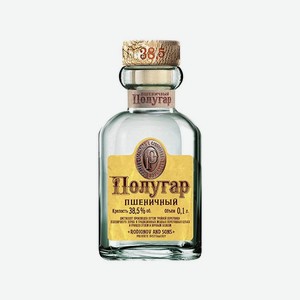 Напиток алкогольный ПОЛУГАР Пшеничный 39% 100мл