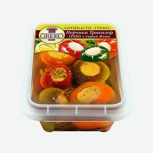 Лоток ГРЕКО Перчик зап.на гриле с олив. и минд 240г пл/к