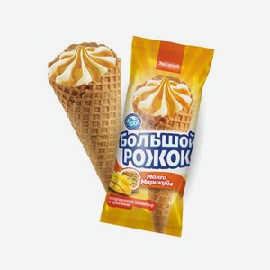 Мороженое АНГАРИЯ Пломбир манго-маракуйя 450г лоток БЗМЖ