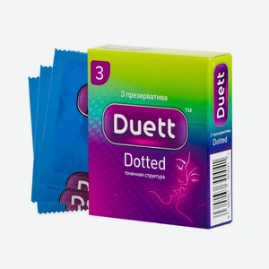 Презервативы DUETT №3 Dotted