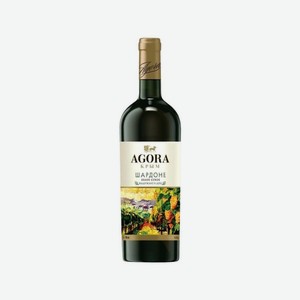 Вино России АГОРА Шардоне белое сухое 750мл