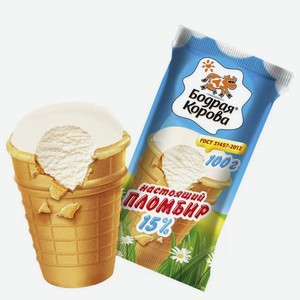 Мороженое Бодрая корова 100г в асс