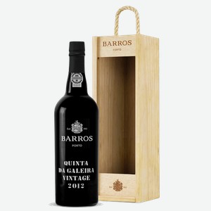 Портвейн Barros Quinta da Galeira Vintage в подарочной упаковке 0.75 л.