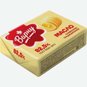 Масло сливочное Варну Традиционное 82.5% 180г