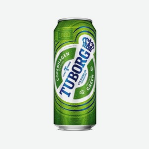 Пиво ТУБОРГ Грин б/а 450мл ж/б
