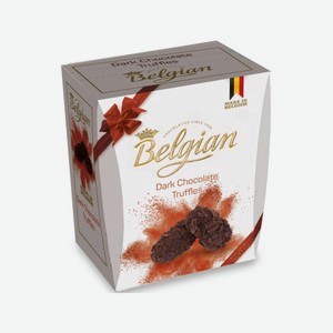 Трюфели The Belgian из горького шоколада в хлопьях 145г