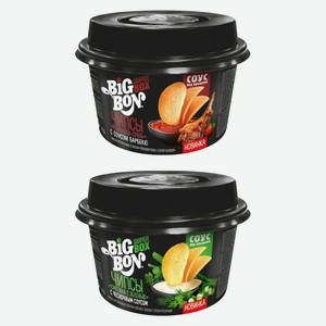 Чипсы BIGBON 105г ведро в ассортименте