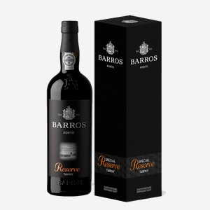 Портвейн Barros Reserve Tawny в подарочной упаковке 0.75 л.