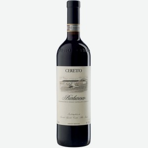Вино Черетто, Барбареско, 2017, 2017, 750 мл, Красное, Сухое