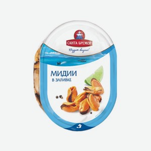Мясо мидии РУССКОЕ МОРЕ в заливке 300г