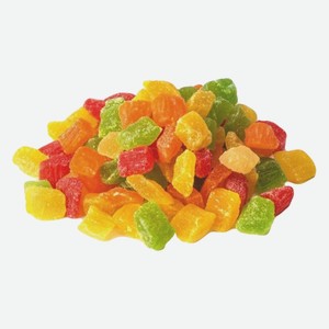 Ананасы сушеные кубики микс 1 кг
