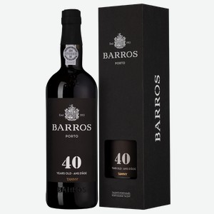 Портвейн Barros 40 years old Tawny в подарочной упаковке 0.75 л.