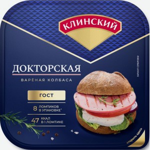 Колбаса вареная докторская нарезка