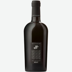 Вино Сеттеаниме, Мерло, 2018, 2018, 750 мл, Красное, Сухое