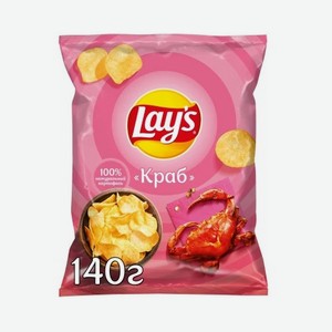 Чипсы Лейз Краб 140г