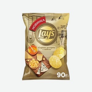 Чипсы ЛЭЙС Сырное ассорти с мёдом 90г