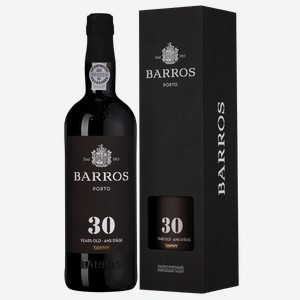 Портвейн Barros 30 years old Tawny в подарочной упаковке 0.75 л.
