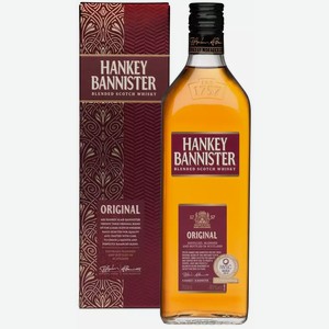 Виски шотландский купажированный ХЭНКИ БЭННИСТЕР 3 ГОДА 40% П/УП. 0,7Л