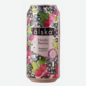 Сидр Альска со вкусом лесных ягод 0.44л