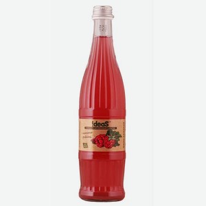 Газированная вода Айдеас со вкусом малина-ревень 0.5л