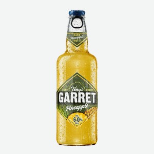 Напиток пивной Tony s Garret Hard Pineapple (Тони с Гаррет Хард Ананас) 6% 0,4л стекло