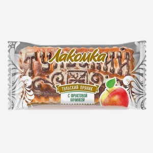 Пряник Тульский Лакомка с фруктовой начинкой 140гр
