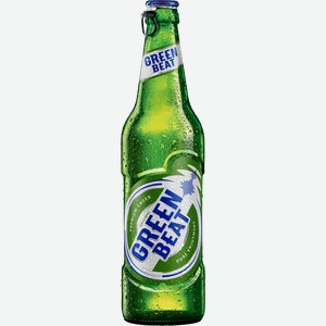 Пиво Greenbeat (Гринбит) светлое 4,6% 0,45л стекло