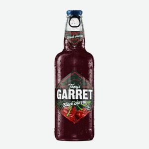 Напиток пивной Tony s Garret Black Cherry (Тони с Гаррет Блек Черри) 4,6% 0,4л стекло