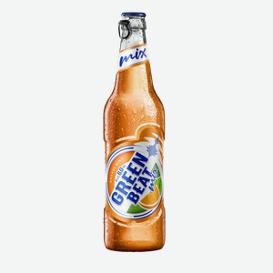 Пиво Greenbeat (Гринбит) Mix Orange Mint 6% 0,45л стекло